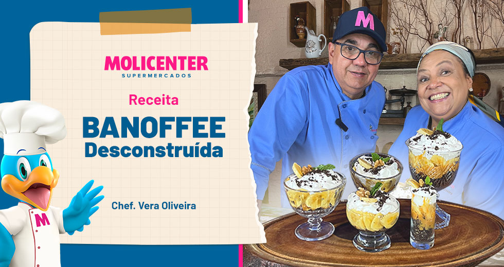 Receitas Molicenter: Banoffee Desconstruída