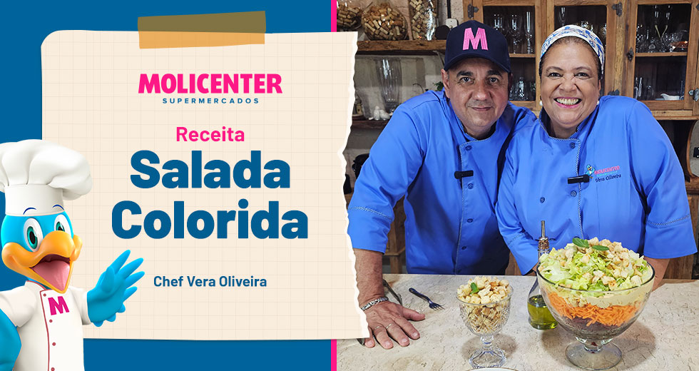 Receitas Molicenter: Salada Colorida