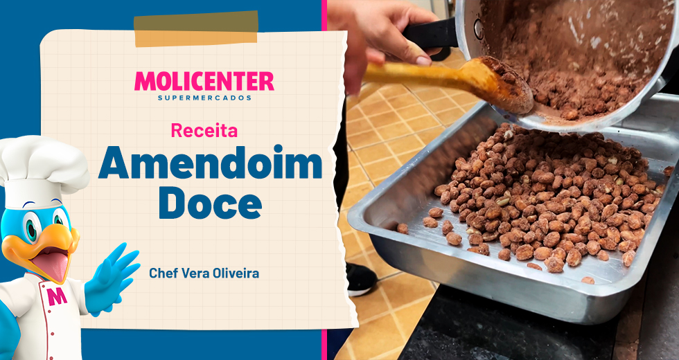 Receitas Molicenter: Amendoim Crocante Doce