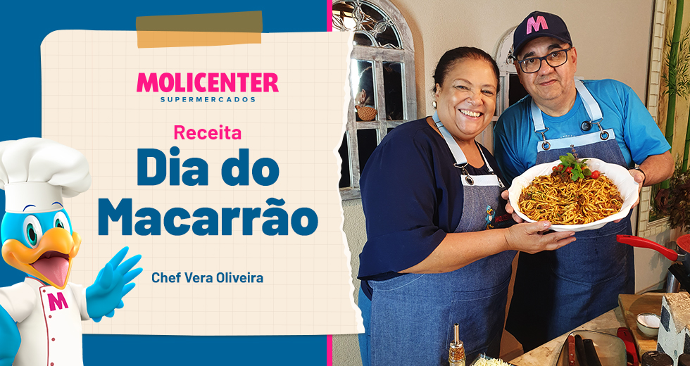 Receitas Molicenter: Dia do Macarrão