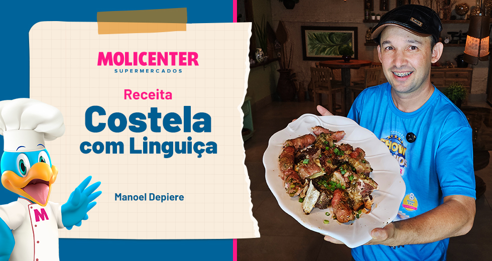 Receitas Molicenter: Costela com Linguiça