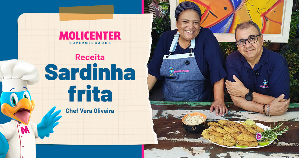 Receitas Molicenter: Sardinha Frita (Especial Quaresma)