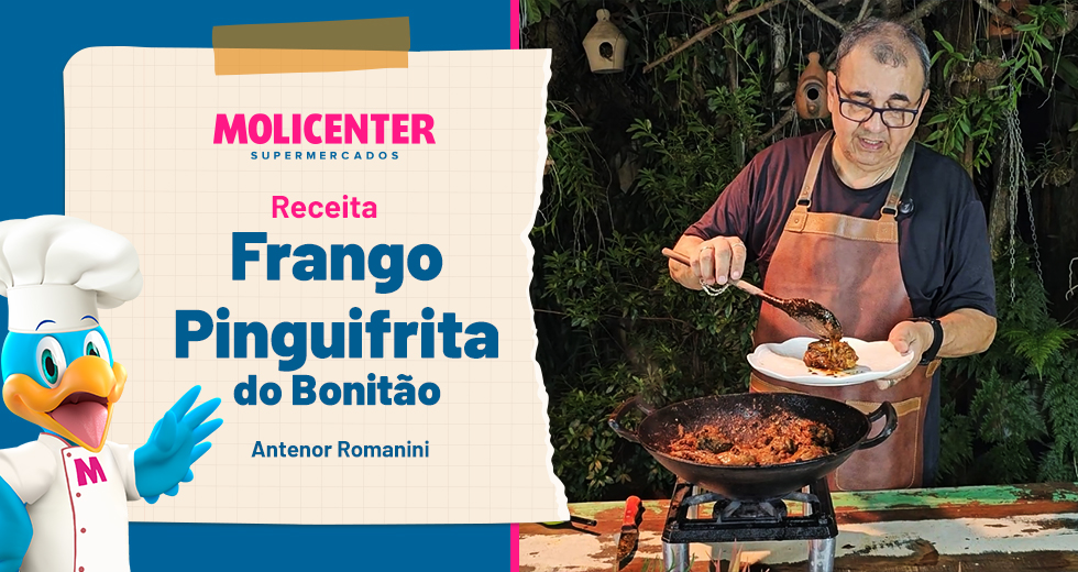 Receitas Molicenter: Frango Pinguifrita do Bonitão