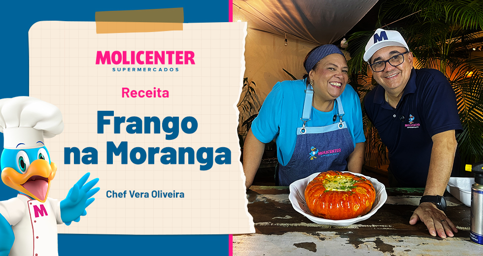 Receitas Molicenter: Frango na Moranga