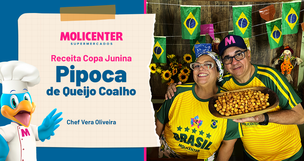 Receita Especial Copa Junina: Pipoca de Queijo Coalho