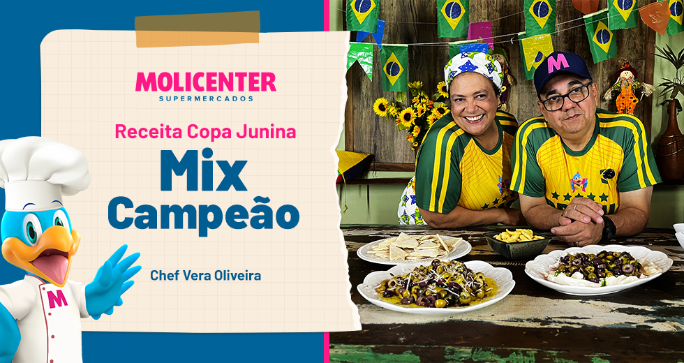 Receita Especial Copa Junina: Mix Campeão da Copa Junina