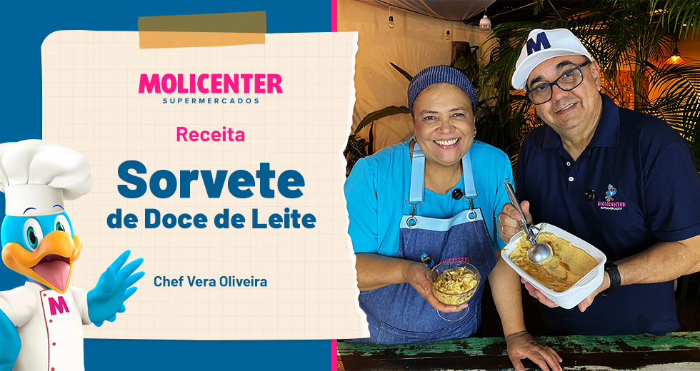 Receitas Molicenter: Sorvete de Doce de Leite