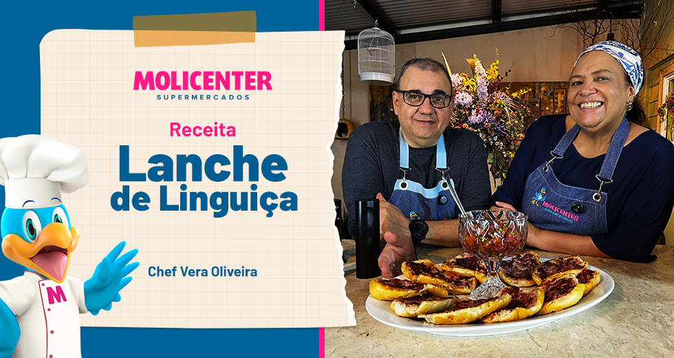 Receitas Molicenter: Lanche de Linguiça