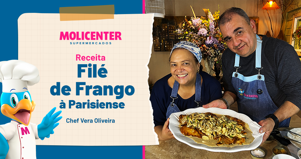 Receitas Molicenter: Filé de Frango à Parisiense