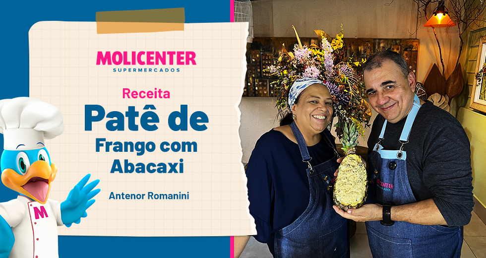 Receitas Molicenter: Patê de Frango com Abacaxi